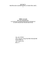 bài tập tình huống vụ án dân sự về TRANH CHẤP QUYỀN GIÁM hộ tại xã LIÊN NINH, HUYỆN THANH TRÌ, hà nội