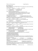 10 đề tự luyện môn Hóa học 12 chương 1