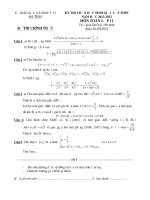 Đề thi học sinh giỏi lớp 11 môn Toán THPT Y Jut  tỉnh Đak Lak năm học 20122013