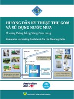 Hướng dẫn Kỹ thuật thu gom và sử dụng nước mưa ở vùng Đồng bằng Sông Cửu Long