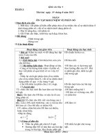 Giáo án lớp 5 đầy đủ các môn rất chi tiết