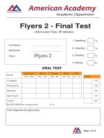 Flyers 2 - FINAL ODI