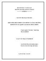 Kiều hối, phát triển tài chính và tăng trưởng kinh tế ở các quốc gia đang phát triển