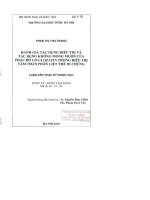 Đánh giá tác dụng điều trị và tác dụng không mong muốn của phác đồ có clozapin trong điều trị tâm thần phân liệt thể di chứng