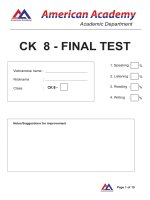 FLYERS 2 - FINAL ODI ANSWER KEY