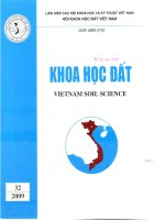 Quan hệ giữa hiện trạng thực vật che phủ khu vực vườn quốc gia U Minh Hạ, Cà Mau với giá trị DN (Digital Number) của ảnh viễn thám Worldview