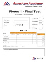 Flyers 1 - FINAL ODI