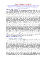 SKKN Một số biện pháp tác động đến học sinh và hướng dẫn học sinh học bài để nâng dần chất lượng đại trà môn Ngữ văn lớp 9