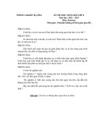 Đề thi chọn HSG môn Tiếng Anh 8 năm 2012-2013 - Phòng GD&ĐT Hạ Hòa