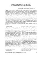 Đánh Giá Biến Động Tài Nguyên Nước Lưu Vực Sông Đồng Nai Và Vùng Phụ Cận