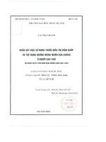 Khảo sát việc sử dụng thuốc điều trị viêm khớp và tác dụng không mong muốn của chúng ở người cao tuổi tại bệnh viện e tỉnh nam định những năm 2001   2003