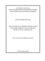 Tiếp cận tín dụng của hộ đồng bào dân tộc êđê trường hợp nghiên cứu tại xã cuôr đăng huyện cư mgar, tỉnh đak lak