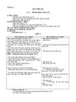 Giáo án môn kĩ thuật lớp 5 đủ