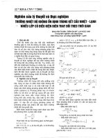 Nghiên cứu lý thuyết và thực nghiệm trường nhiệt độ không ổn định trong các kết cấu nhiệt-lạnh nhiều lớp có điều kiện biên thay đổi theo thời gian