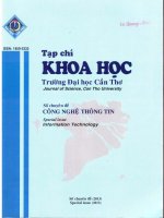 Theo dõi hiện trạng trà lúa phục vụ cảnh báo dịch hại lúa trên cơ sở sử dụng công nghệ viễn thám và GIS