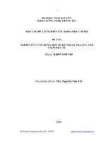 Nghiên cứu ứng dụng một số kỹ thuật tra cứu ảnh vào thực tế