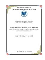 GIẢI PHÁP NÂNG CAO NĂNG LỰC CẠNH TRANH CỦA NGÂN HÀNG NÔNG NGHIỆP VÀ PHÁT TRIỂN NÔNG THÔN CHI NHÁNH TỈNH BÌNH DƯƠNG.PDF