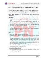 Đề cương nhiệm vụ khảo sát địa chất khu dân cư phức hợp Thủ Thiêm