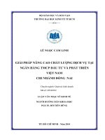 GIẢI PHÁP NÂNG CAO CHẤT LƯỢNG DỊCH VỤ TẠI NGÂN HÀNG TMCP ĐẦU TƯ VÀ PHÁT TRIỂN VIỆT NAM CHI NHÁNH ĐỒNG NAI.PDF