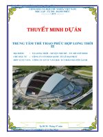 Thuyết minh trung tâm thể thao phức hợp Long Thới