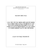 CÁC YẾU TỐ TÁC ĐỘNG ĐẾN QUYẾT ĐỊNH LỰA CHỌN NHÀ CUNG CẤP DỊCH VỤ VẬN TẢI CONTAINER ĐƯỜNG BIỂN CỦA CÁC CÔNG TY XNK VÀ CÁC CÔNG TY FORWARDER TẠI TPHCM LUẬN VĂN THẠC S.PDF