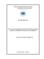 LUẬN VĂN THẠC SĨ  CÁC YẾU TỐ ẢNH HƯỞNG ĐẾN XU HƯỚNG SỬ DỤNG DỊCH VỤ INTERNET CÁP QUANG TẠI TPHCM.PDF