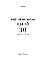 thiết kế bài giảng đại số 10 nâng cao tập 2.PDF