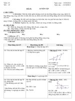 Giáo án Hình học 8 - Học kỳ I -Tuần 10