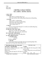 Giáo án Hình học 6 - 2 cột