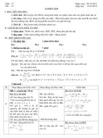 Giáo án Đại số 8 - Học kỳ I - Tuần 17+18