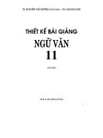 thiết kế bài giảng môn ngữ văn 11 tập 1
