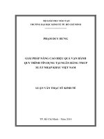 GIẢI PHÁP NÂNG CAO HIỆU QUẢ VẬN HÀNH QUY TRÌNH TÍN DỤNG TẠI NGÂN HÀNG TMCP XUẤT NHẬP KLHẨU VIỆT NAM.PDF