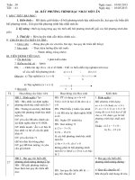 Giáo án đại số 8 - Học kỳ II - Tuần 30 + 31