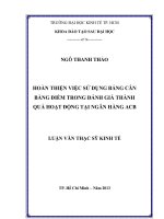 HOÀN THIỆN VIỆC SỬ DỤNG BẢN CÂN BẰNG ĐIỂM TRONG ĐÁNH GIÁ THÀNH QUẢ HOẠT ĐỘNG TẠI NGÂN HÀNG ACB.PDF