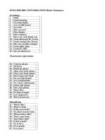 900 CONVERSATION Basic sentences (900 câu thoại cơ bản)