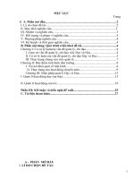 SKKN Một số biện pháp chỉ đạo, quản lý hoạt động  dạy và học để giữ vững truyền thống nhà trường