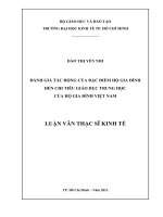 ĐÁNH GIÁ TÁC ĐỘNG CỦA ĐẶC ĐIỂM HỘ GIA ĐÌNH ĐẾN CHI TIÊU GIÁO DỤC TRUNG HỌC CỦA HỘ GIA ĐÌNH VIỆT NAM.PDF