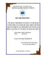 ỨNG DỤNG THẺ ĐIỂM CÂN BẰNG VÀ CHỈ SỐ ĐO LƯỜNG HIỆU SUẤT (KPI) ĐỂ THỰC HIỆN CHẾ ĐỘ KHUYẾN KHÍCH TÀI CHÍNH ĐỐI VỚI NGƯỜI LAO ĐỘNG TẠI CÔNG TY CỔ PHẦN XI MĂNG HÀ TIÊN 1.PDF