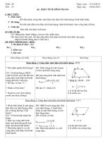 Giáo án Hình học 8 - Học kỳ II -Tuần 20