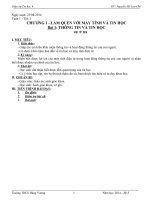 giáo án bài soạn tin học 6