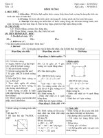 Giáo án Hình học 8 - Học kỳ I -Tuần 11