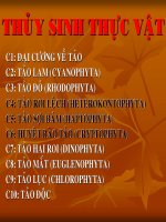 Giáo trình thủy sinh thực vật