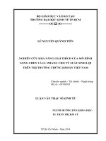 NGHIÊN CỨU KHẢ NĂNG GIẢI THÍCH CỦA MÔ HÌNH LONG CHEN VÀ LU ZHANG CHO TỶ SUẤT SINH LỢI TRÊN THỊ TRƯỜNG CHỨNG KHOÁN VIỆT NAM.PDF