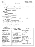 Giáo án Đại số 8 - Học kỳ I - Tuần 2