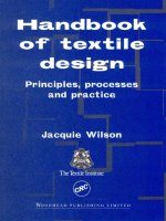 Handbook of Textile Design Principles Processes and Practice