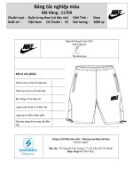 BẢNG TÁC NGHIỆP MÀU (TRIMCARD) PHẦN 2