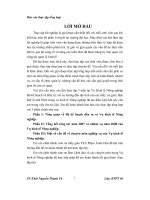 Báo cáo thực tập tổng hợp tại vụ kinh tế nông nghiệp bộ kế hoạch và đầu tư