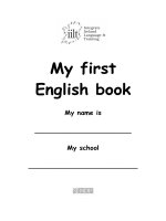 My first English book