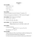 Đề ôn tập toán 6 lên 7