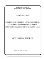 ỨNG DỤNG CƠ CHẾ QUẢN LÝ VỐN TẬP TRUNG TẠI NGÂN HÀNG TMCP PHÁT TRIỂN NHÀ ĐỒNG BẰNG SÔNG CỬU LONG.PDF